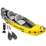 Kayak hinchable Intex explorer k2 & 2 remos - 312 x 91 x 51 cm