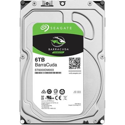 Seagate Disco Duro Interno Barracuda: 6 Tb 3 5" Sata-600 5400 Rpm 256Mb Caché Smr