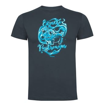 Camiseta manga corta Friking, Modelo 636 Harry Potter, Expecto pugtronum, Talla M, Ebano