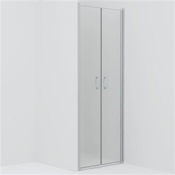 Puertas de ducha vidaXL ESG esmerilado 85x185 cm