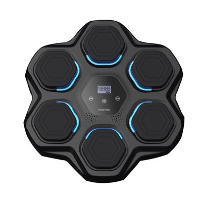 Máquina De Boxeo Prixton Combat Bm100 (9 Niveles - Luces Guiadas - Efectos De Sonido - Bluetooth - Guantes Incluidos)