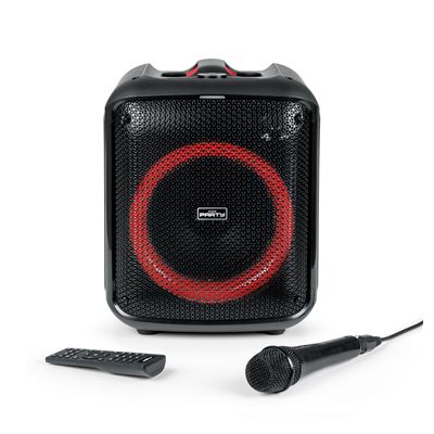 Altavoz Cubo Bluetooth Bigben Luminoso 200w Con Microfono Partybthpmax