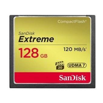 Sandisk CF Extreme 128GB - Memoria flash - 1