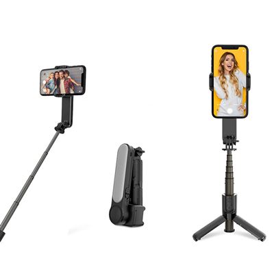 Palo selfie Estabilizador Smartek SMTK-109B trípode Bluetooth 3 en 1 -  Palos Selfie / Monopod - Los mejores precios