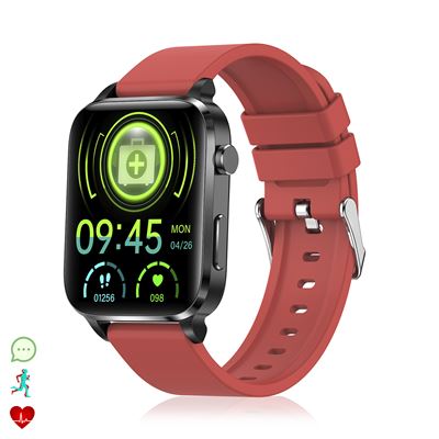 Smartwatch Dam F100 Rojo