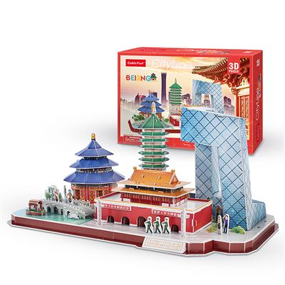 Puzzle 3d City Line Pekin Dam Multicolor
