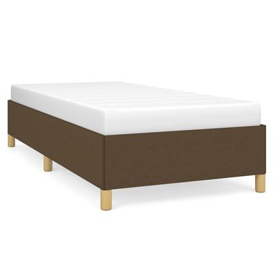 Vidaxl Marrón Estructura De Cama Tela 100X200cm