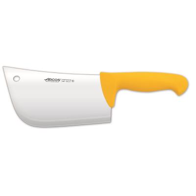 Macheta Arcos Colour - 19 Cm Larg - Acero Inoxidable Y Mango Ergonómico - Amarillo