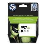 HP 957XL Black Original Ink Cartridge - Cartucho de tinta para impresoras (Negro, Super high, HP, -40 - 60 °C, OfficeJet Pro 8210 OfficeJet Pro 8218 OfficeJet Pro 8710 AiO OfficeJet Pro 8715 AiO, 5 - 35 °C)