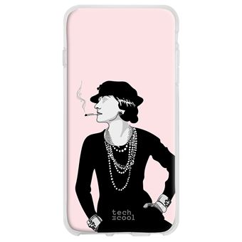 Funda De Silicona Techcool Para Iphone 11 Pro Coco Chanel Fondo Rosa Fundas Y Carcasas Para Telefono Movil Los Mejores Precios Fnac