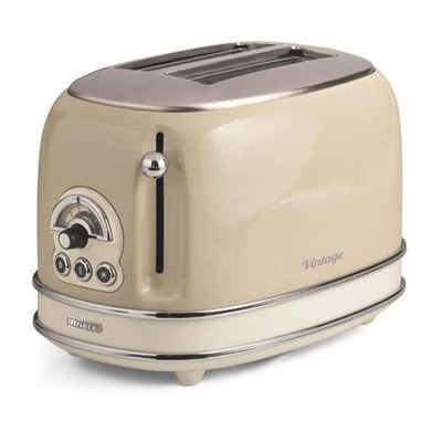 Tostadora Ariete Vintage 2 Cortes Beige