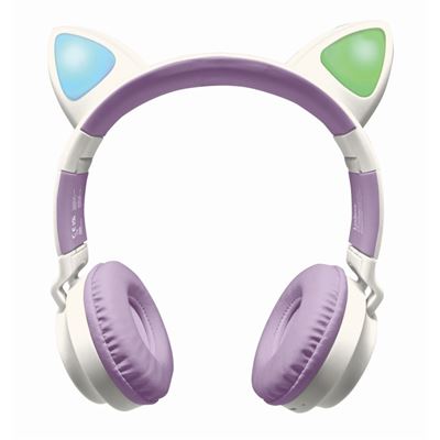 Auriculares infantiles Smartek TWS-CAT con orejas de luz LED Verde -  Auriculares por infrarrojos - Los mejores precios