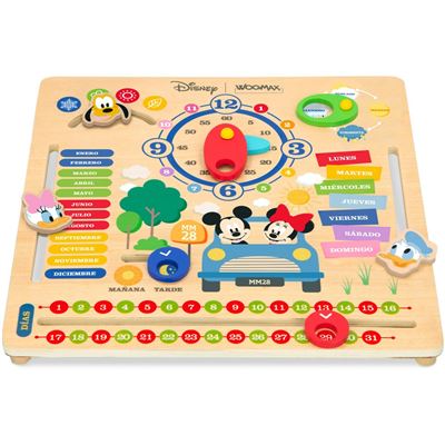 Calendario De Madera Mickey Woomax Disney