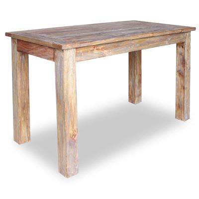 Vidaxl Mesa De Comedor De Madera Maciza Reciclada 120X60x77 Cm , Leroy Merlin - Imagen 2