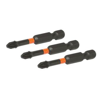 Triton 826382 - Puntas Phillips para atornillador de impacto, 3 pzas