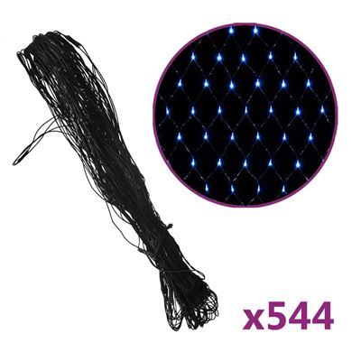 Red De Luces Navidad Vidaxl 544 Led Azul 4x4m Interior/exterior 1,14kg
