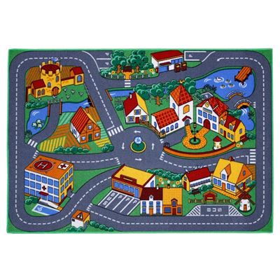 Alfombra para jugar calle AK Sports, Quiet Town 133 cm QUIET TOWN