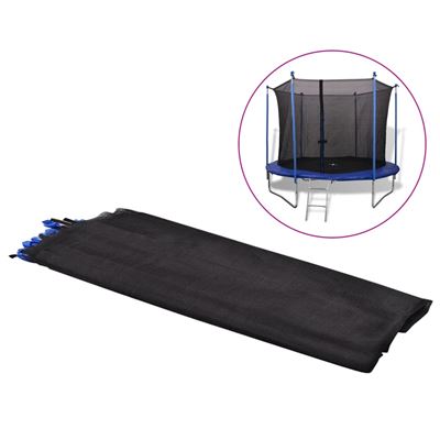 Red De Seguridad Para Cama Elástica Redonda 3,05m Negra Pe Vidaxl