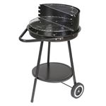 Ldk Garden Barbacoa redonda de y estructura acero negra lolahome milena 40x70x78 47 70 78