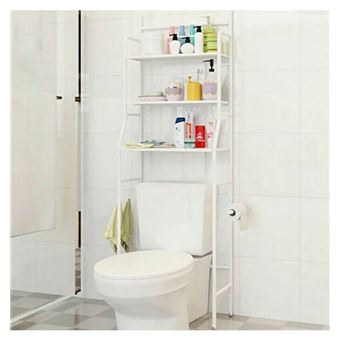 Estantería sobre Inodoro Melidacosta ideal para cuarto de baño,  160x47x25cm, Estanterías, Los mejores precios