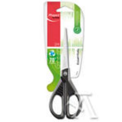 Tijera oficina 17cm simetrica essentials green maped