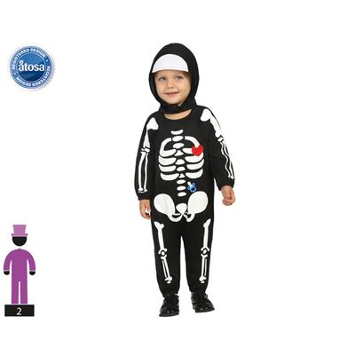 Disfraz Skeleton Boy 1 a 2 Años