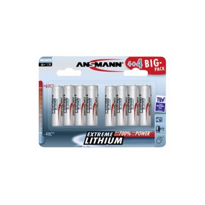 Ansmann 4+4 Extreme Lithium Aa Mignon Big Pack