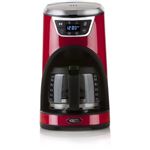 Cafetera programable BORETTI B411 - 1000W - 1,5 L : 12 tazas - Rojo