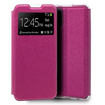 Funda Flip Cover Xiaomi Mi 10 Lite Liso Rosa - 1
