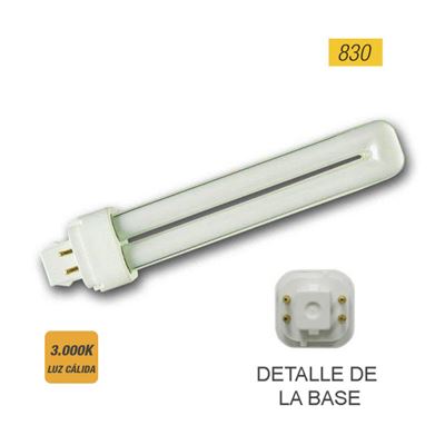 Bombilla Lynx 4 Pins G24q-1 13w 830k Sylvania (equivalencia Philips: Pl-c 2p)