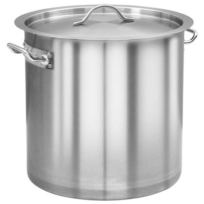 Olla De Acero Inoxidable 25 L 32x32 Cm Vidaxl