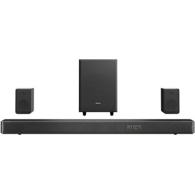 Barra De Sonido Hisense Ax5125h Subwoofer Y Altavoces Inalámbricos Dolby Atmos Bluetooth 5.3 500w Negro