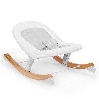 Hamaca Mecedora de madera para Bebé FINIO de Kinderkraft White - 1