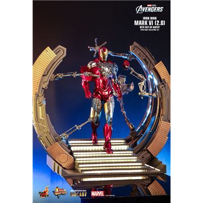Figura de Colección Marvel Avengers: Iron Man Hot Toys Articulado