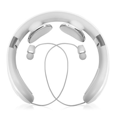 Masajeador De Cuello Inteligente Con Auriculares Bluetooth 5.0. Dam Blanco