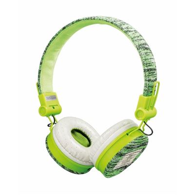 Trust Urban Fyber auriculares plegables para smartphones y tabletas color verde bluetooth sports manos libres jack 3.5mm