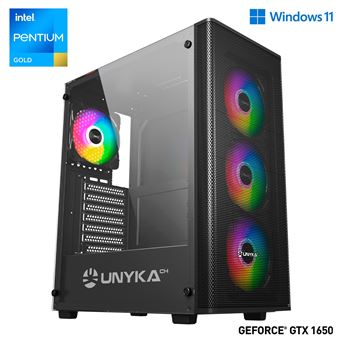 PC Gaming Avanzado Joybe Computers Intel Gold G6400 GTX 1650 4GB 32GB RAM M.2 SSD 512GB + HDD 2TB Wifi Windows 11 - 1