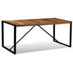 Mesa de comedor vidaXL, de madera maciza reciclada 180 cm