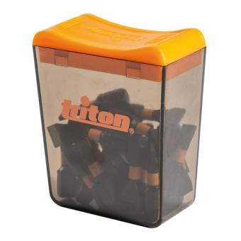 Triton 830232 - Puntas planas para atornillador de impacto, 25 pzas