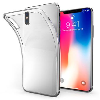 Funda de Silicona TPU para iPhone X Gel Case Cover Thin Ultrafina Transpa - 1
