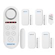 Kit de sistema de alarma de control de acceso Bibiene soporte 4 zonas