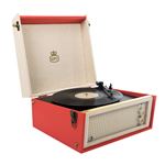 GPO Bermuda Dansette Turntable Red