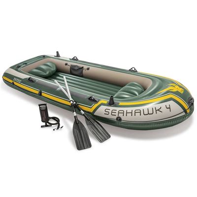 Barca hinchable Intex seahawk 4 & remos - 351 x 145 x 48 cm