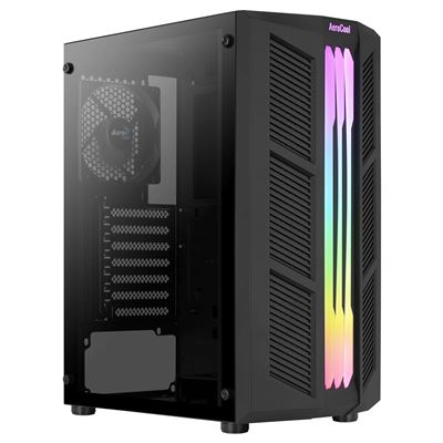 Caja PC ATX Aerocool PRIMEBK Negro Cristal Templado