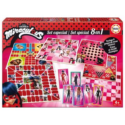 Set Juegos 8 en 1 Prodigiosa Ladybug