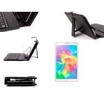 Funda / Teclado ESPAÑOL Para Samsung Galaxy Tab S 8.4-inch Wi-Fi SM-T700 / SM-T705 - Con Conexión MicroUSB + Lápiz Stylus Por DURAGADGET