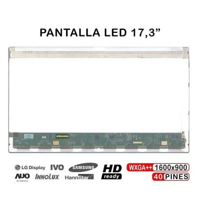 Pantalla LED DE 17.3"" para Portátil HP Pavilion 17-E120SS