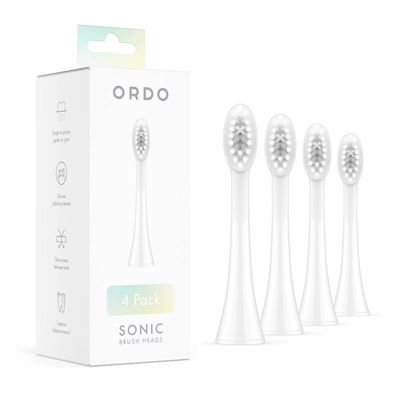 Cabezales De Repuesto Sónicos Para Cepillos De Dientes Eléctricos Pack De 4 Blanco