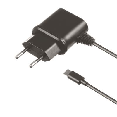 Transformador Myway Tipo C 2.1A cable 1.2m Negro