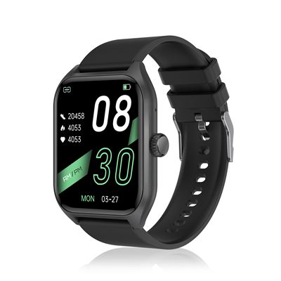 Smartwatch Dam Qx5 1,96"" Monitor De Glucosa Y De Tensión Negro